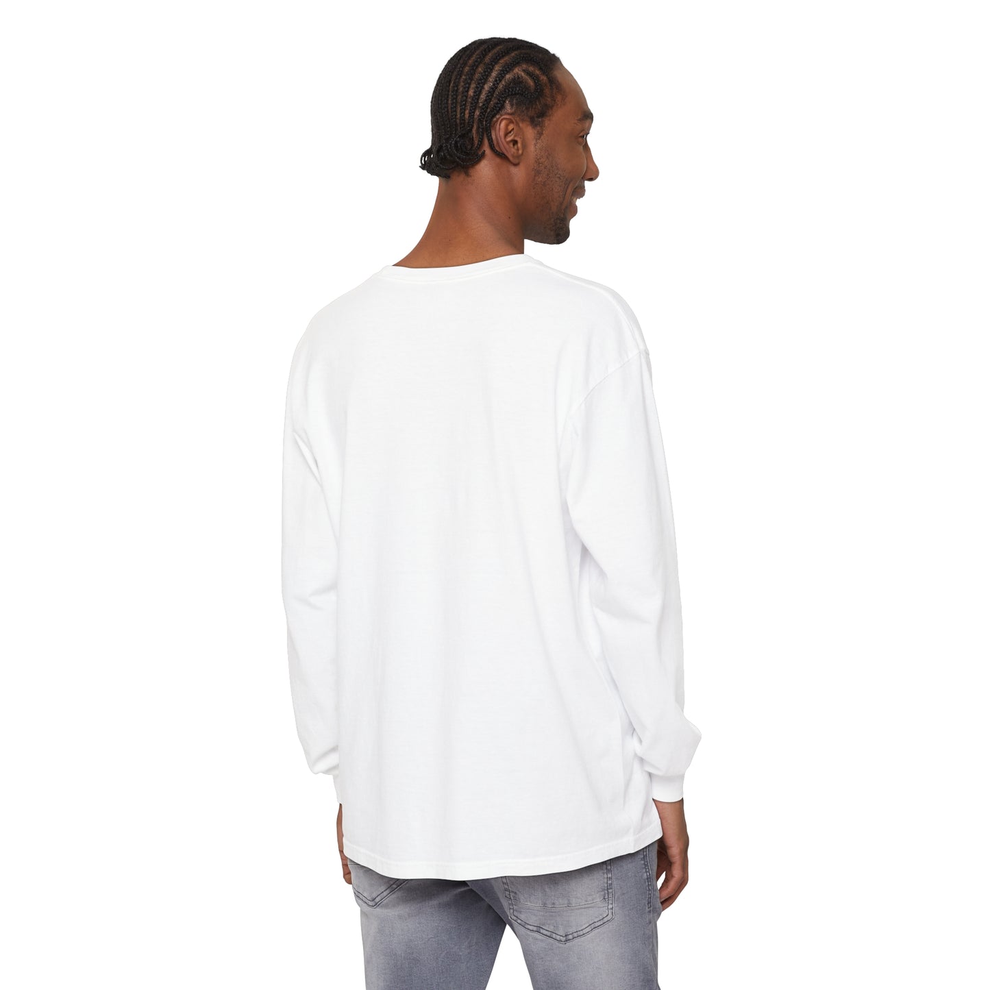 BN2U Unisex Garment-dyed Long Sleeve T-Shirt