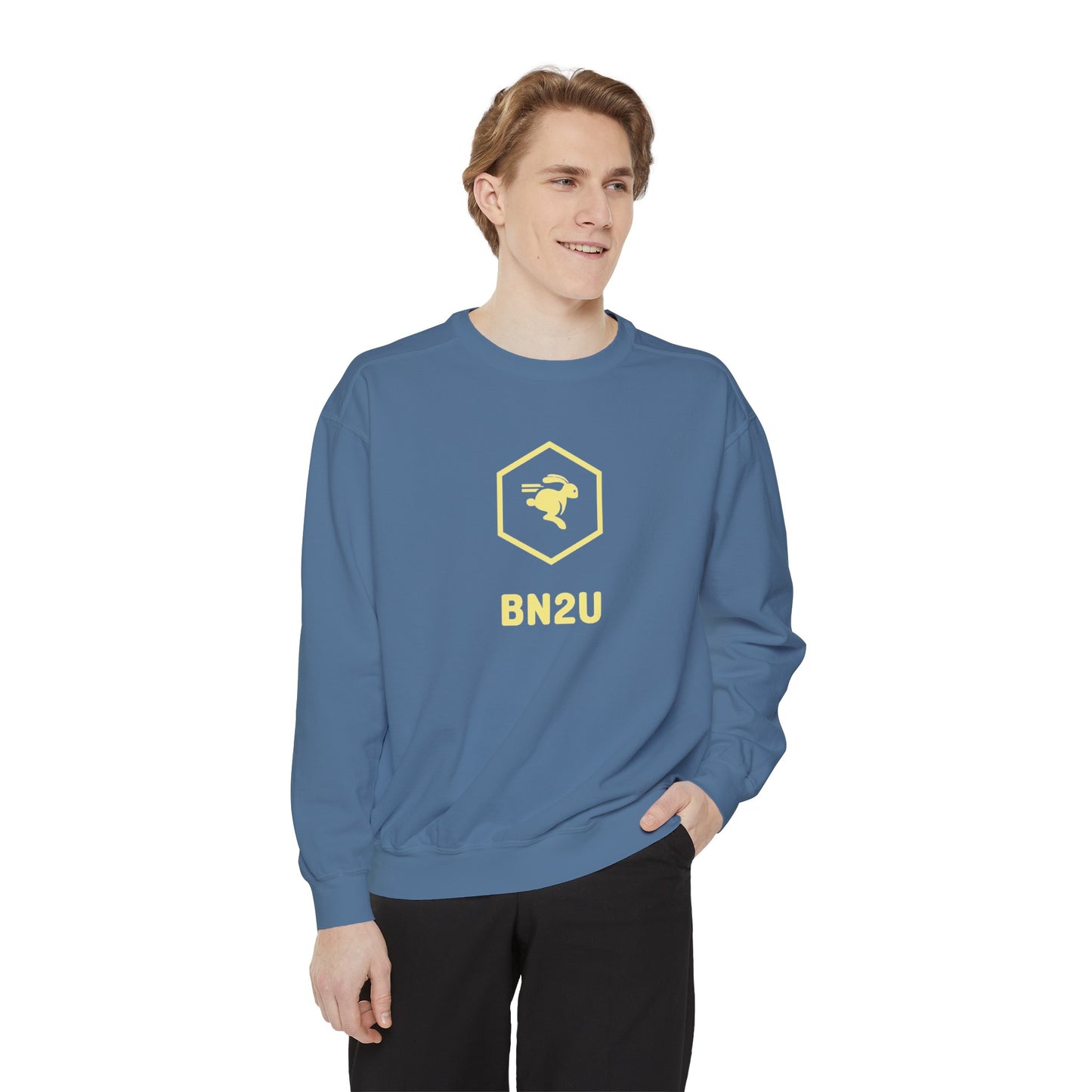 BN2U Unisex Garment-Dyed Sweatshirt