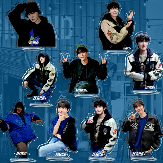 8CM Acrylic Kpop Standee ATEEZ HOPE ON THE STREET Album JACK IN BOX Hongjoong HOBIS Figures Stander Teakook Accessories Merch