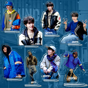 8CM Acrylic Kpop Standee ATEEZ HOPE ON THE STREET Album JACK IN BOX Hongjoong HOBIS Figures Stander Teakook Accessories Merch